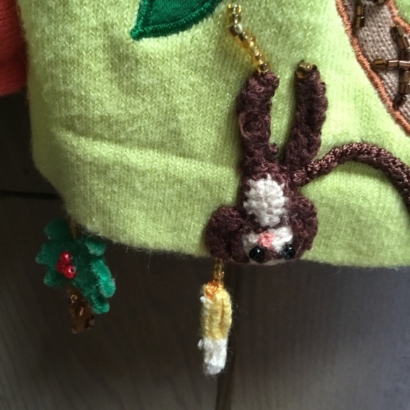 Unique cardigan set-monkeys, bananas, palm, trees! - Picture 4 of 8